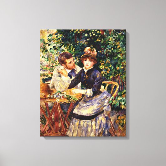 Renoir - Im Garten Leinwanddruck (Vorderseite)
