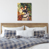Renoir - Im Garten Leinwanddruck (Insitu (Schlafzimmer))