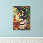 Renoir - Im Garten Leinwanddruck (Insitu (Holzboden))