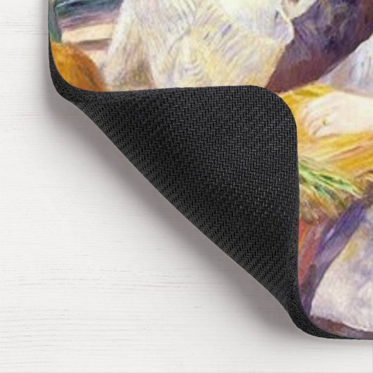 Renoir: Im Garten Mousepad (Ecke)