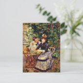 Renoir - Im Garten Postkarte (Stehend Vorderseite)