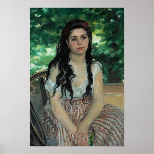 Renoir - Im Sommer, La Bohemienne Poster (Vorne)