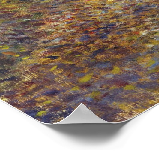 Renoir - im Wald Poster (Ecke)