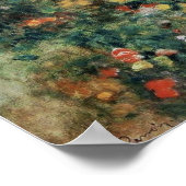 Renoir - Junge Mädchen im Garten 1893 Poster (Ecke)