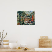 Renoir - Junge Mädchen im Garten 1893 Poster (Küche)