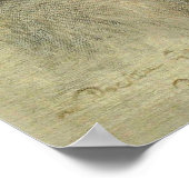 Renoir - Junge Mädchen in einem Hut 1905 Poster (Ecke)