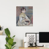 Renoir - Kind mit Katze Kunst Poster (Heimbüro)