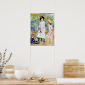 Renoir - Kinder an der Küste, Guernsey Poster (Küche)