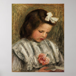 Renoir - Kopf eines Mädchens 1893 Poster
