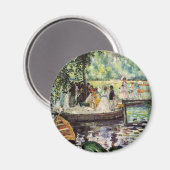 Renoir: La Grenouillere Magnet (Vorderseite/Rückseite)
