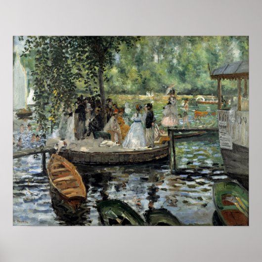 Renoir - La Grenouillère Poster (Vorne)