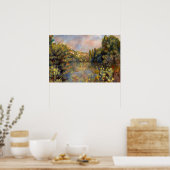 Renoir - Landschaft am Seeufer Poster (Küche)