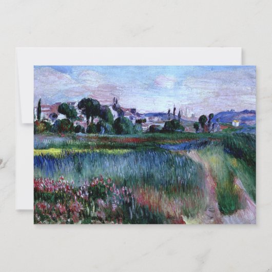 Renoir - Landschaft Feiertagskarte (Vorderseite)
