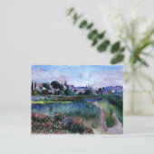 Renoir - Landschaft Postkarte (Stehend Vorderseite)