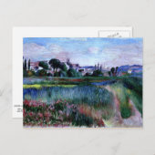 Renoir - Landschaft Postkarte (Vorne/Hinten)