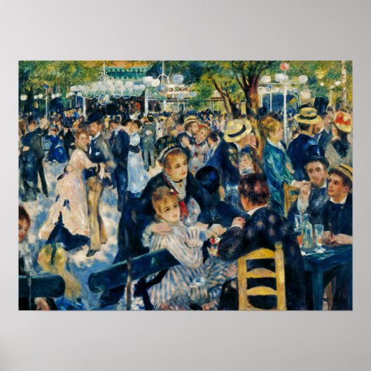 Renoir - Le Moulin de la Galette Poster (Vorne)