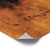 Renoir - Leiter eines Hundes 1870 Poster (Ecke)