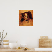 Renoir - Leiter eines Hundes 1870 Poster (Küche)