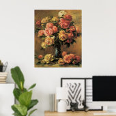 Renoir Les Rose Fine Art Poster oder Print (Heimbüro)