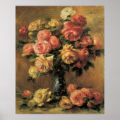 Renoir Les Rose Fine Art Poster oder Print (Vorne)