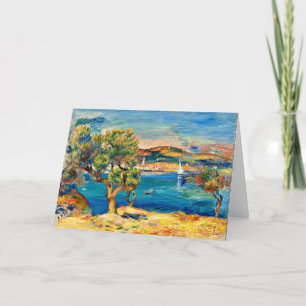 Renoir - L'Estaque, feine Landschaftsmalerei Karte