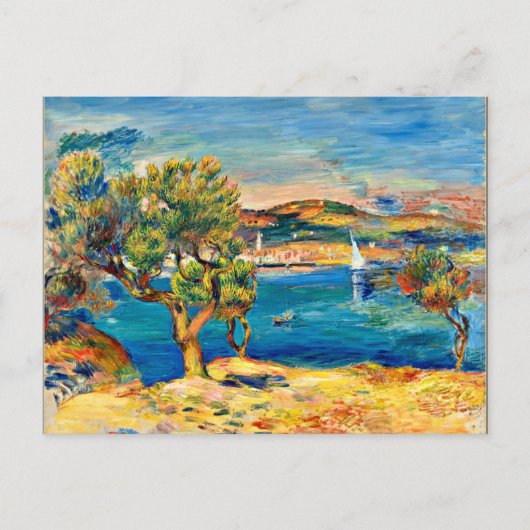 Renoir - L'Estaque, Kunstlandschaftsmalerei Postkarte (Vorderseite)