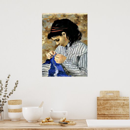 Renoir - Lise Nähen Poster (Küche)