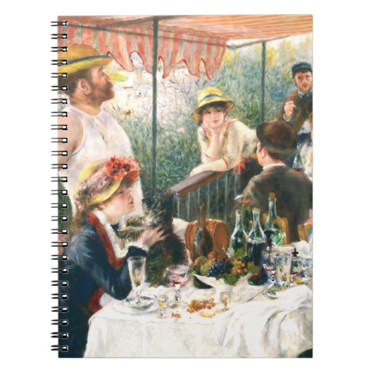 Renoir Luncheon des Party Renoir Notizblock (Vorderseite)