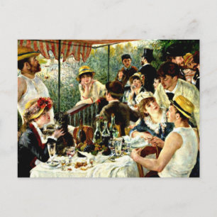 Renoir - Luncheon of the Boating Party-1881 Postkarte