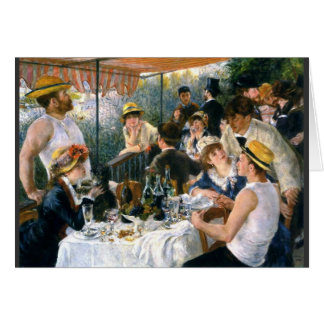Renoir "Luncheon of the Boating Party" Karte