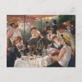 Renoir Luncheon of the Boating Party Kunst, Dichtu Postkarte (Vorderseite)