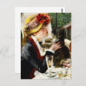 Renoir Luncheon of the Boating Party Postkarte (Vorne/Hinten)