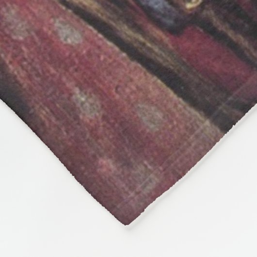 Renoir: Mädchen am Klavier Fleecedecke (Ecke)