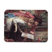 Renoir: Mädchen am Klavier Magnet (Horizontal)