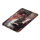 Renoir: Mädchen am Klavier Magnet (Linke Seite)