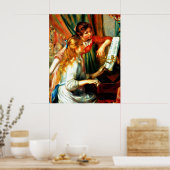 Renoir - Mädchen am Piano Poster (Küche)