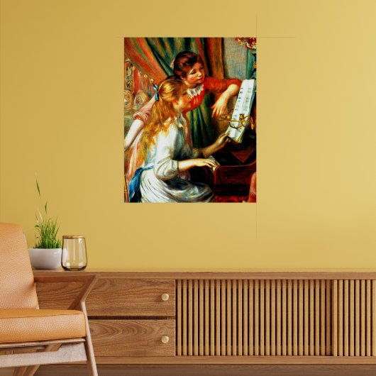Renoir - Mädchen am Piano Poster (Wohnzimmer 2)