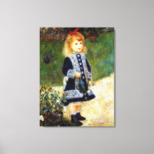 Renoir - Mädchen mit einer Wasserdose, Leinwanddruck