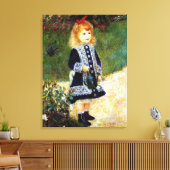 Renoir - Mädchen mit einer Wasserdose, Leinwanddruck (Insitu (Wohnzimmer))