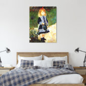 Renoir - Mädchen mit einer Wasserdose, Leinwanddruck (Insitu (Schlafzimmer))