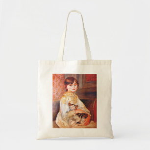 Renoir Mädchen mit Katzen-Taschen-Tasche Tragetasche