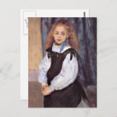 Renoir - Mademoiselle Legrand Postkarte (Vorne/Hinten)