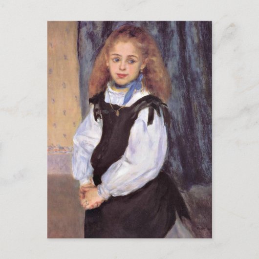 Renoir - Mademoiselle Legrand Postkarte (Vorderseite)