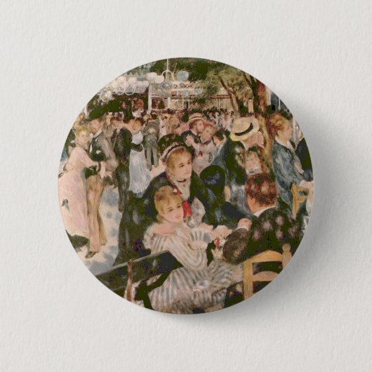 Renoir Malerei Button (Vorderseite)