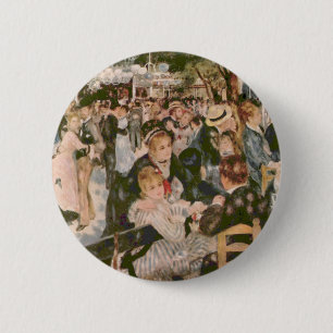 Renoir Malerei Button