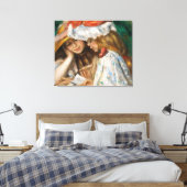 Renoir Masterpiece Two Girls Reading Leinwanddruck (Insitu (Schlafzimmer))
