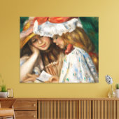 Renoir Masterpiece Two Girls Reading Leinwanddruck (Insitu (Wohnzimmer))