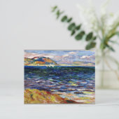 Renoir - Meer in Bordighera Postkarte (Stehend Vorderseite)