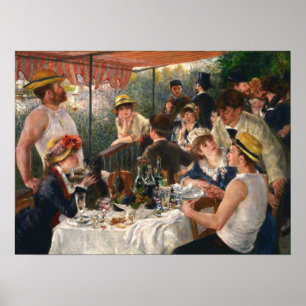 Renoir - Mittagessen der Ruderpartie Poster