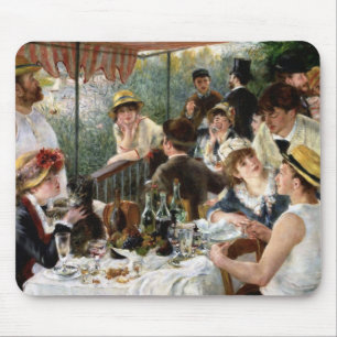 Renoir: Mittagessen des Bootfahrt-Party Mousepad